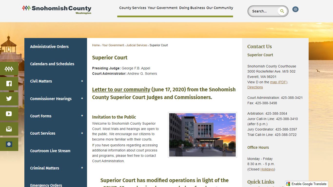 Superior Court | Snohomish County, WA - Official Website
